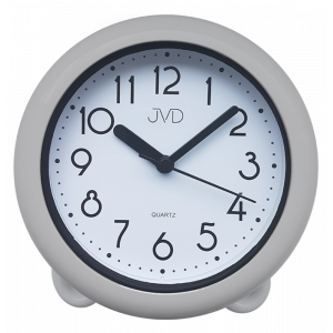 Koupelnové  hodiny JVD stříbrné SH018.1